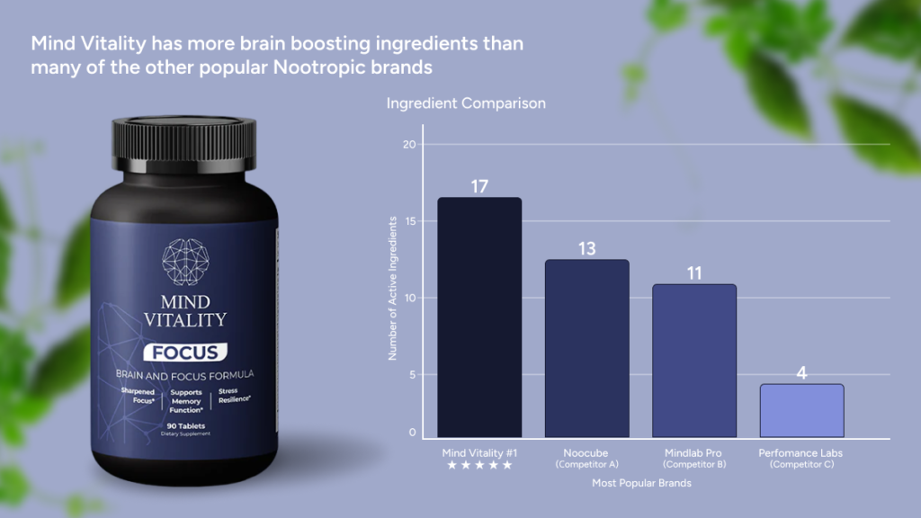 Mind Vitality Ingredients for Best Supplement For Brain Fog And Memory